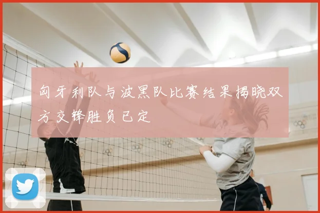 匈牙利队与波黑队比赛结果揭晓双方交锋胜负已定